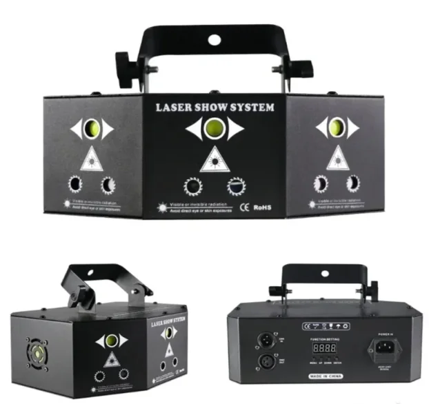 RGB LASER SHOW SISTEM Strobe profesionalni disko sistem