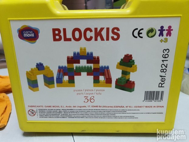Set Kockica Za Sklapanje - Game Movil 36 Kom