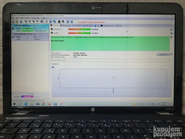 Laptop HP Pavilion dv6-3110ez Intel i3-370M 6GB 320GB 15.6"