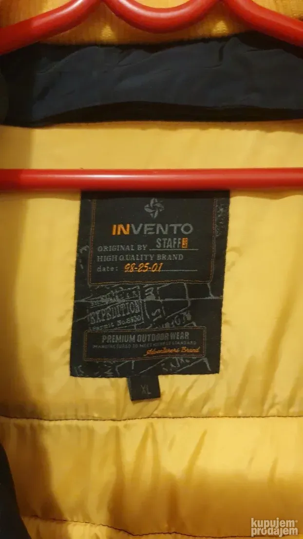 Brutalna zimska Italijanska Invento jakna sa kapuljacom