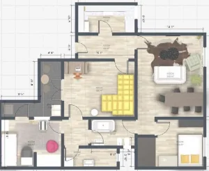 Južni bulevar, 4.0 četvorosoban, 85 m²