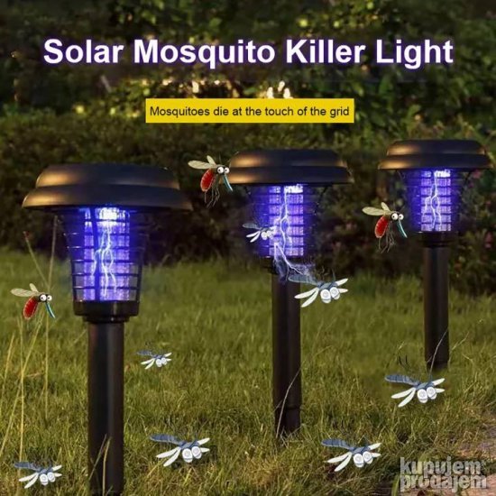 UV Solarna lampa protiv komaraca Baštenska lampa