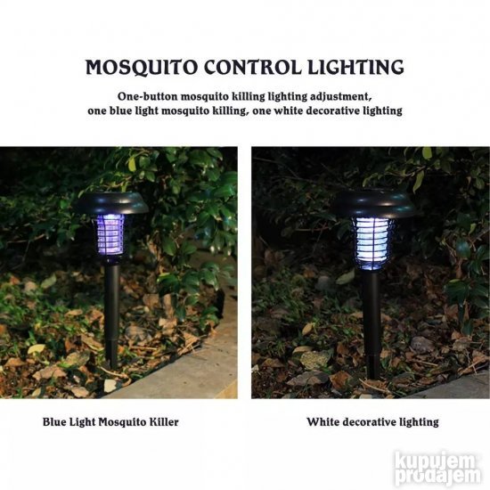 UV Solarna lampa protiv komaraca Baštenska lampa