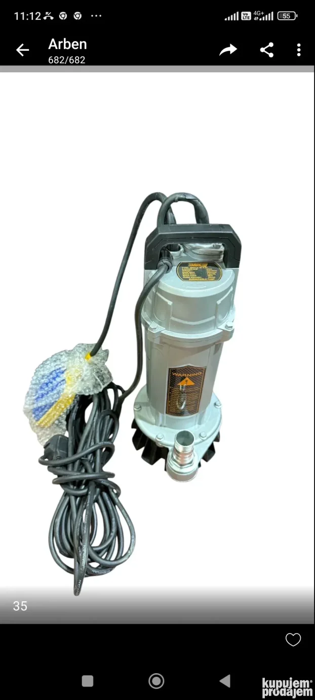 Pumpe za vodu/ruske pumpe/potapajuce pumpe /pumpe rakete ,