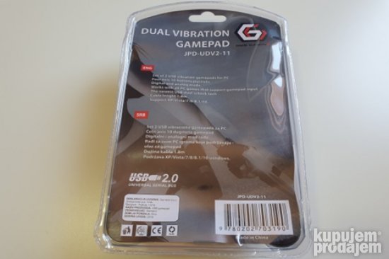 Overnight Jpd Udv2 11 Overnight Usb 2.0 Double Analog Vibra