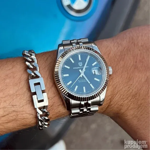 PAGANI DESIGN PD-1645 42mm -Plava-Rolex Datejust-Automatik