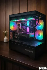 HIGH END! RYZEN 9/32GB/RTX 5070/1TB/1200W/Vodeno/Garancija