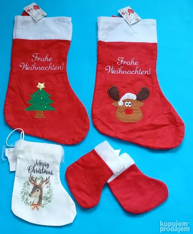 Set Božićnih čarapa za poklone
