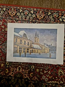 Sava Szojkov, serigrafija, 45 cm