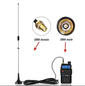 Baofeng magnetna auto krovna antena 15cm i 39cm Nagoya