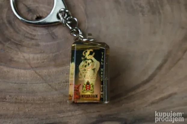 Vintage privezak ulica Crvenih fenjera Amsterdam