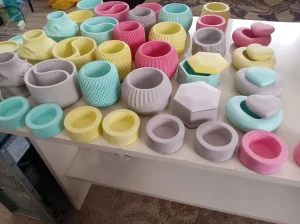 gipsane činije za sveće