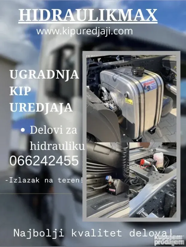 Hidraulicni cilindar- klip za kipere 5/10/15 tona agregat