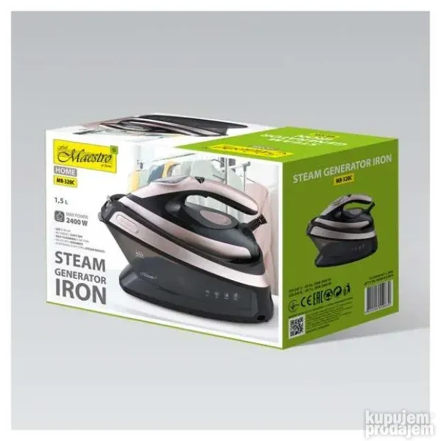 MAESTRO MR320C PARNA stanica 2400W 1,5L REZERVOAR