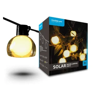 Solarni LED niz 4.4 m, 8 lampiona ML-DS013