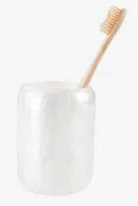 Držač četkica za zube LISTERBY bela efekat sedefa