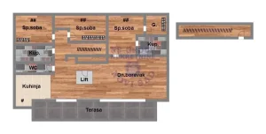 Grbavica, 4.0 četvorosoban, 146 m²