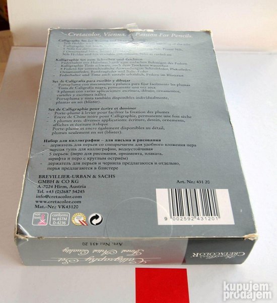 Cretacolor Calligraphy - kaliografski set Austrija