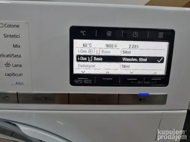 Siemens 8 kg.  Automatsko doziranje