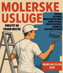 Molerski radovi i sitne kućne popravke