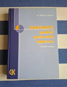 KONTRAKTI modeli poslovnih ugovora, Milenko Ubavić