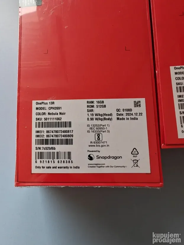 OnePlus 13R 13 R 512/16gb 12/256gb 13S 512/12gb
