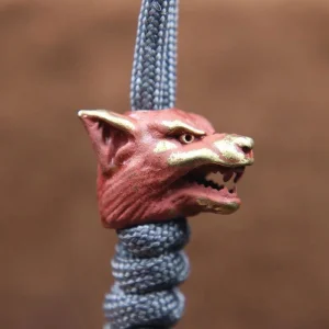 Paracord DIY privezak vuk