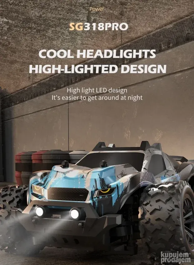 BEAST SG318 pro 20km/h Automobil na daljinsko upravljanje