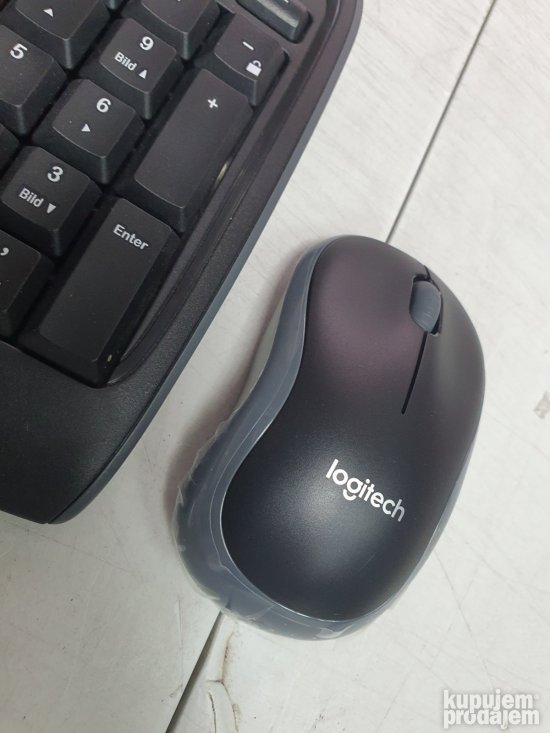 Bežična Tastatura i Miš MK330 (Crna) Nemacka- Logitech
