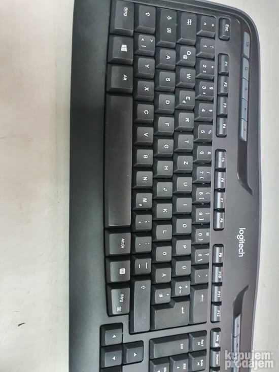Bežična Tastatura i Miš MK330 (Crna) Nemacka- Logitech
