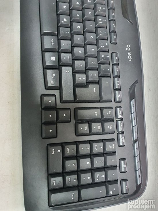 Bežična Tastatura i Miš MK330 (Crna) Nemacka- Logitech