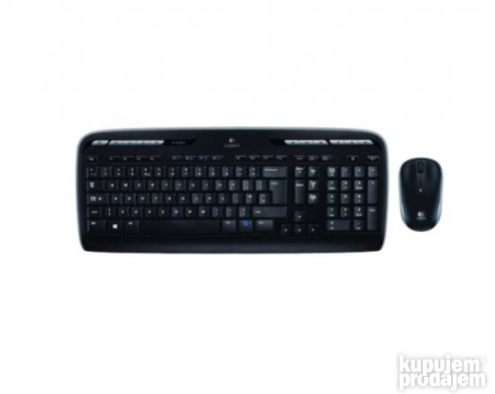 Bežična Tastatura i Miš MK330 (Crna) Nemacka- Logitech