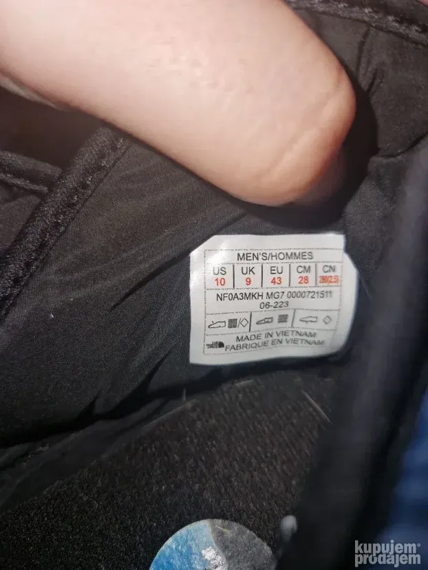 Kucne papuce The north face br 43 i 44.5