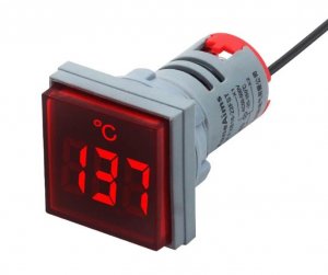 Termometar Ugradni Crveni 220V