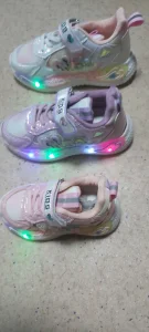 nove svetleće dečije ženske patike u tri boje od 21 do 30