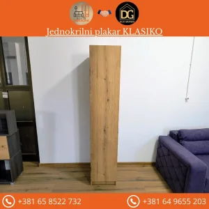 Jednokrilni Plakar KLASIKO 40x200x50