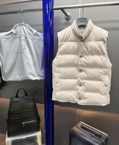 BRUNELLO CUCINELLI leather vest / prsluk
