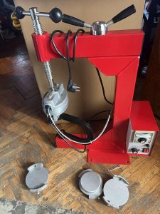 Pegla za lepljenje guma sa 2 grejna tela profi