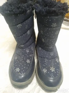 Tople čizmice za devojčice, broj 34 (ug 21.3 cm)
