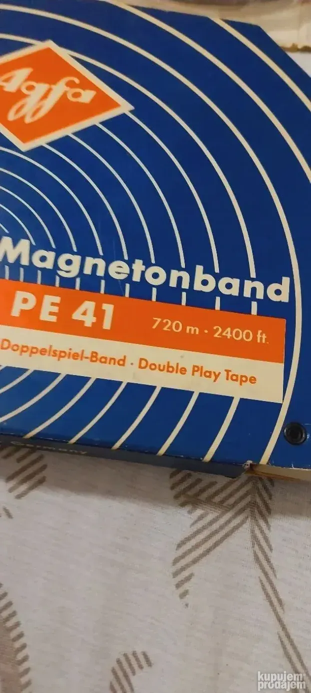 Philips Magnetic Tape i Agfa Pe 41 Dve