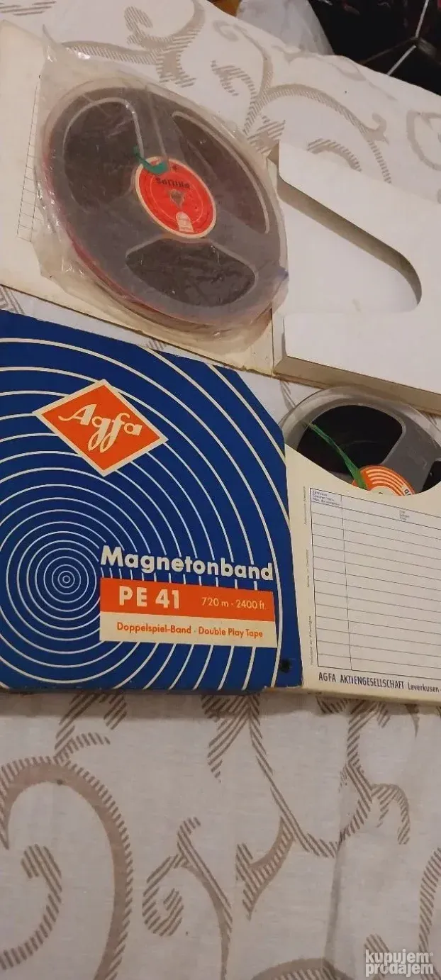 Philips Magnetic Tape i Agfa Pe 41 Dve