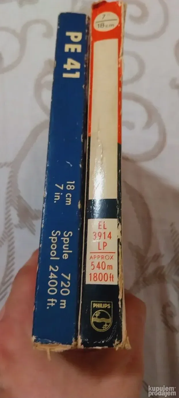 Philips Magnetic Tape i Agfa Pe 41 Dve