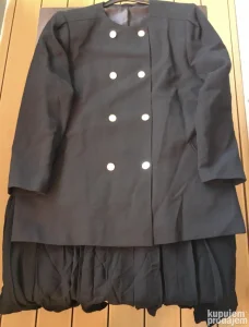 KOMPLET ženski crni, lep, br. 48/XL, UK