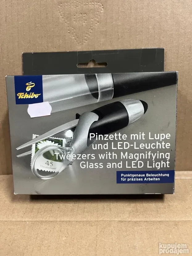 Pinceta sa Lupom i LED lampom - TCHIBO Germany NOVO