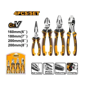 HKPS28468 Set kombinovanih klesta 4/1 SUPER INGCO