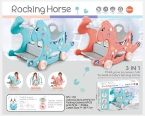 3u1 Konjic za ljuljanje - Stolica za decu