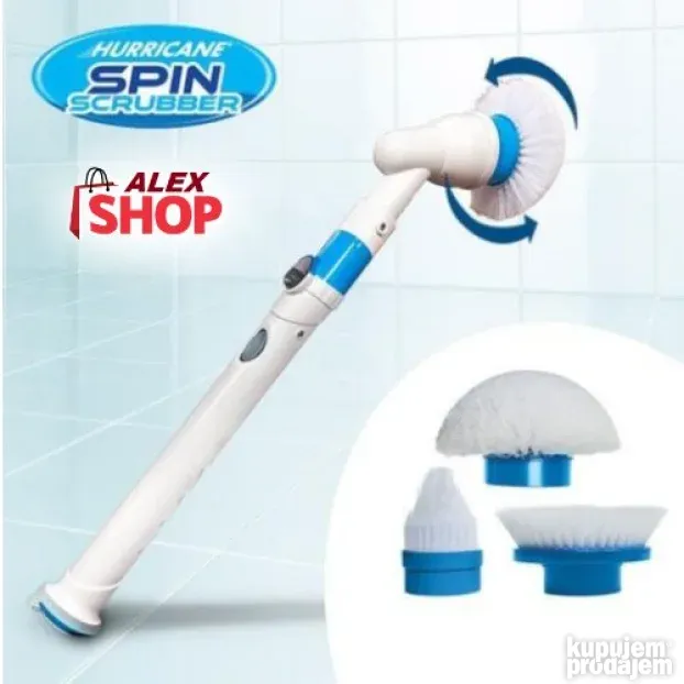 Super rotirajuća električna četka -Hurricane Spin Scrubber