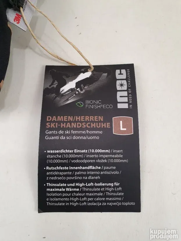 INOC ski rukavice veličine L, XXL novo