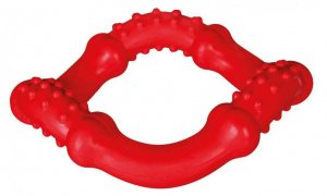 Gumeni Prsten Igračka Za Pse 15 cm Crvena