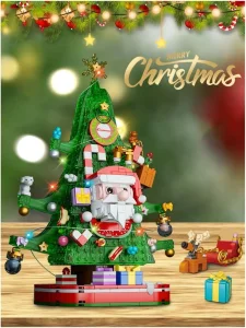 novogodisnja jelka,deda mraz,kockice